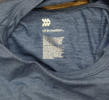 All In Motion Womens Soft Stretch Long Sleeve Top 91737919 Blue M