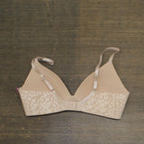 Vince Camuto Womens Wireless Triangle Bra VC511060BKMX Beige Multi 36B