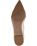 Journee Collection Womens Batavia Ballet Flat Embellished Nude Brown 6M