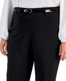 Kasper Womens Plus Size High-Rise Bootcut-Leg Pants 10847227
