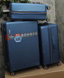 Tag Gateway 2.0 3-Piece Hard Side Spinner Suitcase Luggage Set Blue 20" 24" 28"