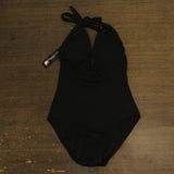 Gottex Womens Standard Elle Halter One Piece Swimsuit 22EL016 Black 40