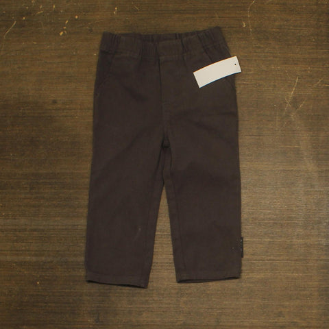 Calvin Klein Baby Boys Twill Straight Leg Pants Gray 18M