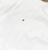Karen Scott Short Sleeve Keyhole Boat Neck Shirt Top 100118546MS Bright White L