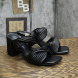 A New Day Womens Jessa Mule Heels 87931552 Black 10M
