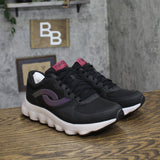 Ryka PodFlow Retro Mesh Walking Shoes Low Top Lace-Up J5714M1 Black 9W