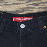 Levi's Womens 512 Classic Slim Stretch Jeans Black Wash 8 Misses Short