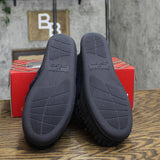 Charter Club Damask Dorenda Suede Cozy Moccasin Slippers Navy Boucle Blue 8M