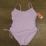 Andie Elba Strap Scoop Neck One-Piece Swimsuit AO569 Lively Purple XL