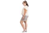 Black Tape Trendy Plus Size Printed Cotton Flutter-Sleeve Top Ivory Off White 2X