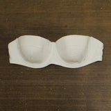 DKNY Textured Molded Balconette Bikini Swim Top DIMTS470 White L