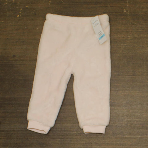 Calvin Klein Jeans Baby Girls Fuzzy Pull On Pants Light Pink 6-9 Months