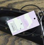 Wild Fable Lace-Up D-Toe Slip-On Ballet Flats with Rivet Trim 94646980 Black 9M