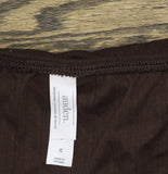 Auden Womens Variegated Ribbed Pajama Skirt 94629562 Brown M