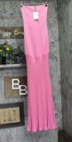 Solid & Striped Womens The Marley Knit Maxi Dress Bandeau Rose Water Pink S