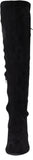 Sugar Womens Ollie Heels Round Toe Over-The-Knee Boots Black Micro 9.5M