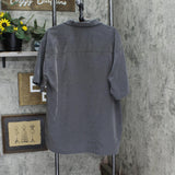 Ashworth Mens Suede Kahlua Embroidered Camp Shirt 1666b9dd45defb Gray L