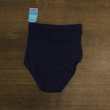 Swim Solutions Womens Ultra High-Waist Swim Bottoms 525047 Navy Blue 8