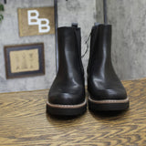 Universal Thread Womens Faux Leather Pull On Chelsea Boots Black 8W