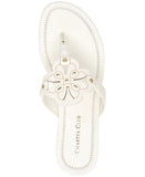 Charter Club Damask Womens Penelopee Slides Wedge Sandals 10009958900 White 6.5M