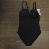 Wacoal Womens Red Carpet Medium Control Strapless Shaping Bodysuit Black 38C