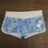 Raisins Aloha Board Foldover Drawstring Swim Shorts White / Blue Multi XL