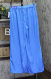 Joylab Low-Rise Satin Tear Away Track Pants 94628905 Vibrant Blue M