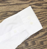 Calvin Klein Slim Fit Solid Stretch Button Up Poplin Shirt K8B0024 White 8