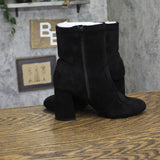 Journee Collection Vivia Stretch Dress Booties Faux Suede VIVIA Black 7.5W