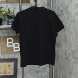 Faded Glory Womens Short Sleeve Stretch Pique Polo Shirt Black 2XL