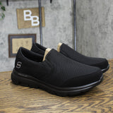 S Sport By Skechers Mens Claye Go Walk Sneakers 82269023 Black 9.5