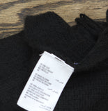 Style & Co. Womens Solid Ribbed Toggle Topper Chunky Knit SC4642501 Black