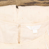 Womens Eyelet Lined Split Back Bell Sleeve Shirt Top Pale Pink See Measurements
