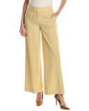 Tahari ASL Womens Woven Stripe Pants Trousers PJM006-TK Ochre Brown Multi 4