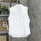 Evan-Picone Womens Dress Button Up Blouse Shirt Top 16666da37103ad White 12