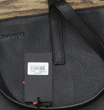 Champs Onyx Collection Leather Vertical Tote Black One Size