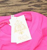 Becca Womens Burst Long Sleeve Rash Guard 883847 Pink Glo M