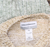 Alfred Dunner Petite Echo Canyon Ombre Chenille Biadere Sweater Brown Multi PM