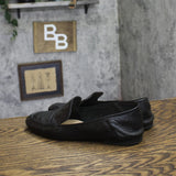 Arezzo Women's Leather Emma Loafers Black 9.5B