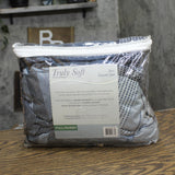 Truly Soft Trey Plaid Polyester 3-Piece Duvet Set Multicolor Blue Full/Queen