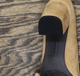 Easy Street Proper Womens Block Heel Pumps PROPER Sand Suede Brown 9.5M