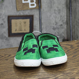 Minecraft Boys Creeper Slip-On Shoes 167594f44eea2f Green 2