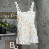 Aqua Womens Ditsy Fruit Mini Dress 97501BD White Multi M