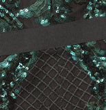 City Chic Sequin Sofia Midi Dress 6872836 Emerald Green 14