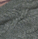 Universal Thread Womens Cable Knit Pullover Sweater Fuzzy Green 2XL