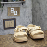 A New Day Tilly Raffia Platform Footbed Sandals 92611752 Tan Brown 6.5M