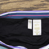 Anne Cole Womens Fold Over Bikini Bottom Barcode Stripe Black Stripe M