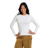 A New Day Slim Fit Long Sleeve Embellished Ribbed Top 94680564 White M