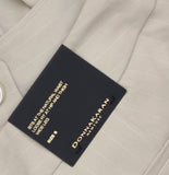 Donna Karan Wide Leg Pinstripe Suit Trousers Cobblestone Brown / Cream 8