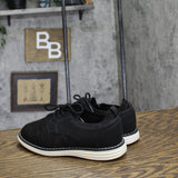 Cat & Jack Boys Slip On Lightweight Dress Sneakers Charcoal Black 2